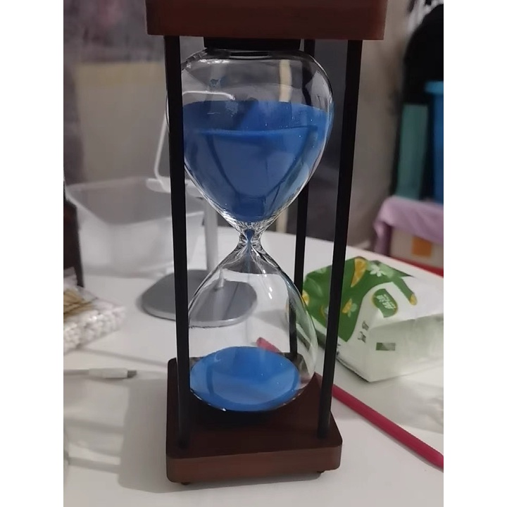 Đồng Hồ Cát 30 Phút, Đồng Hồ Đếm Ngược Thời Gian; Pomodoro; Đồng Hồ Tính Giờ Học Tập Trẻ Em; Setup Decor Bàn Làm Việc