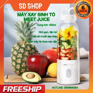 Máy xay sinh tố cầm tay mini meet juice