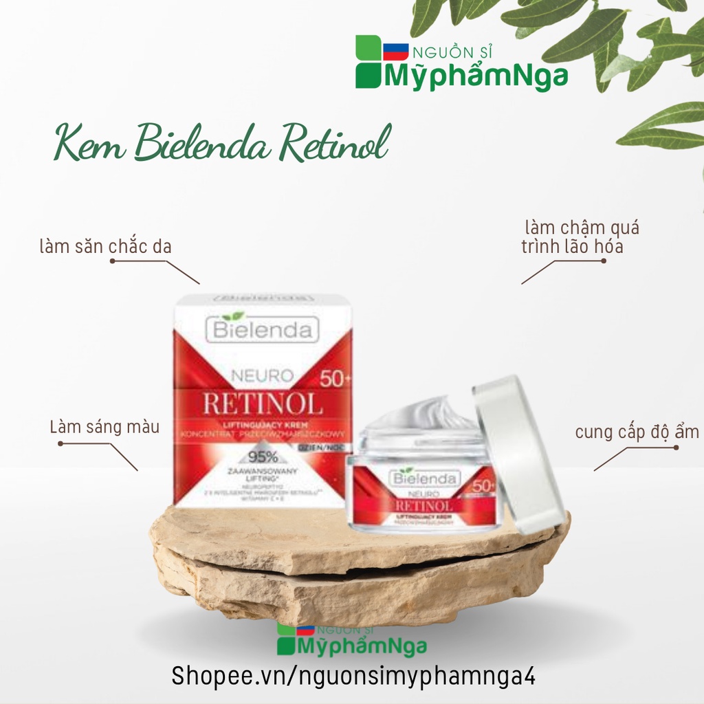 Kem dưỡng ẩm chống lão hóa Bielenda Neuro Retinol - Kem Bielenda Retinol