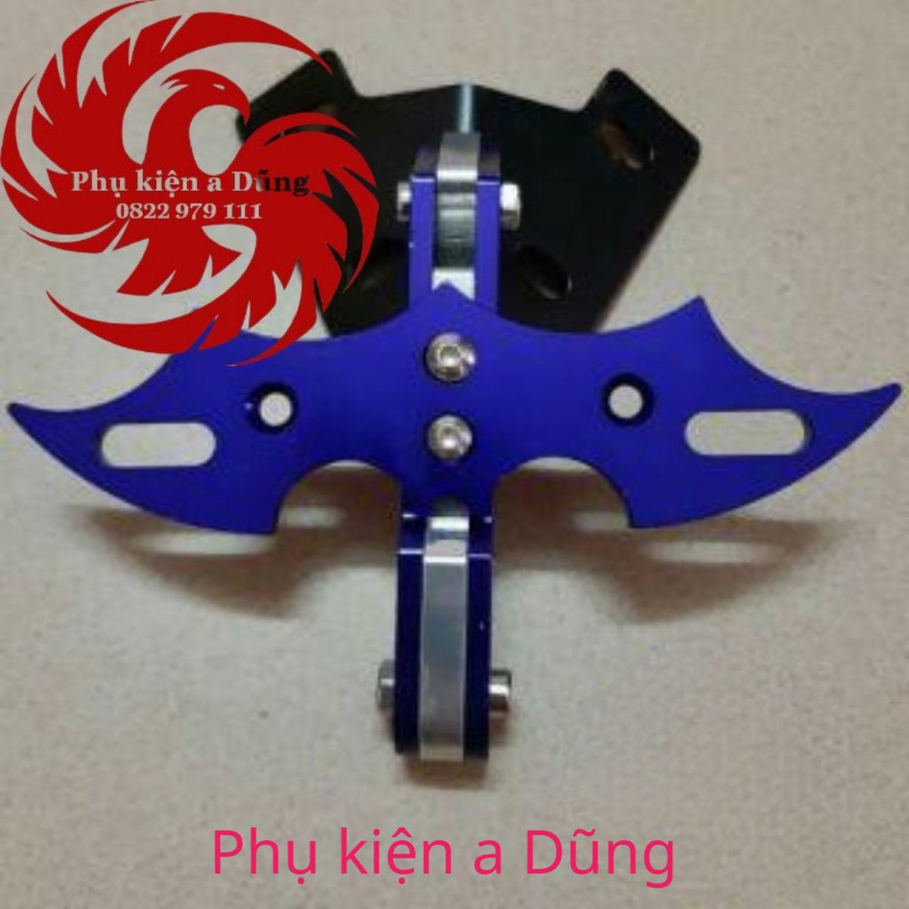 Pát biển số gập kiểu cánh dơi CNC