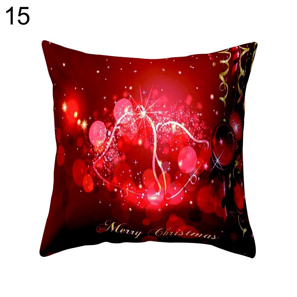 Bao gối vuông 18 Inch trang trí Giáng sinh