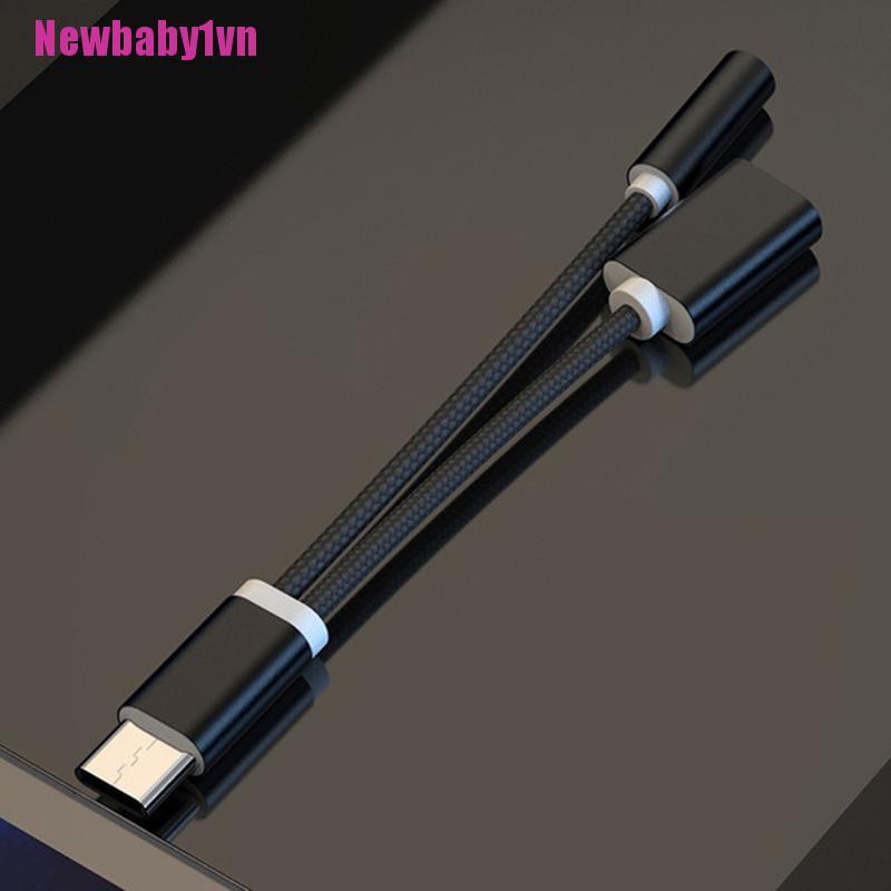 Cáp Chuyển Đổi Từ Cổng 3.5mm Sang Cổng Type C Chất Lượng Cao