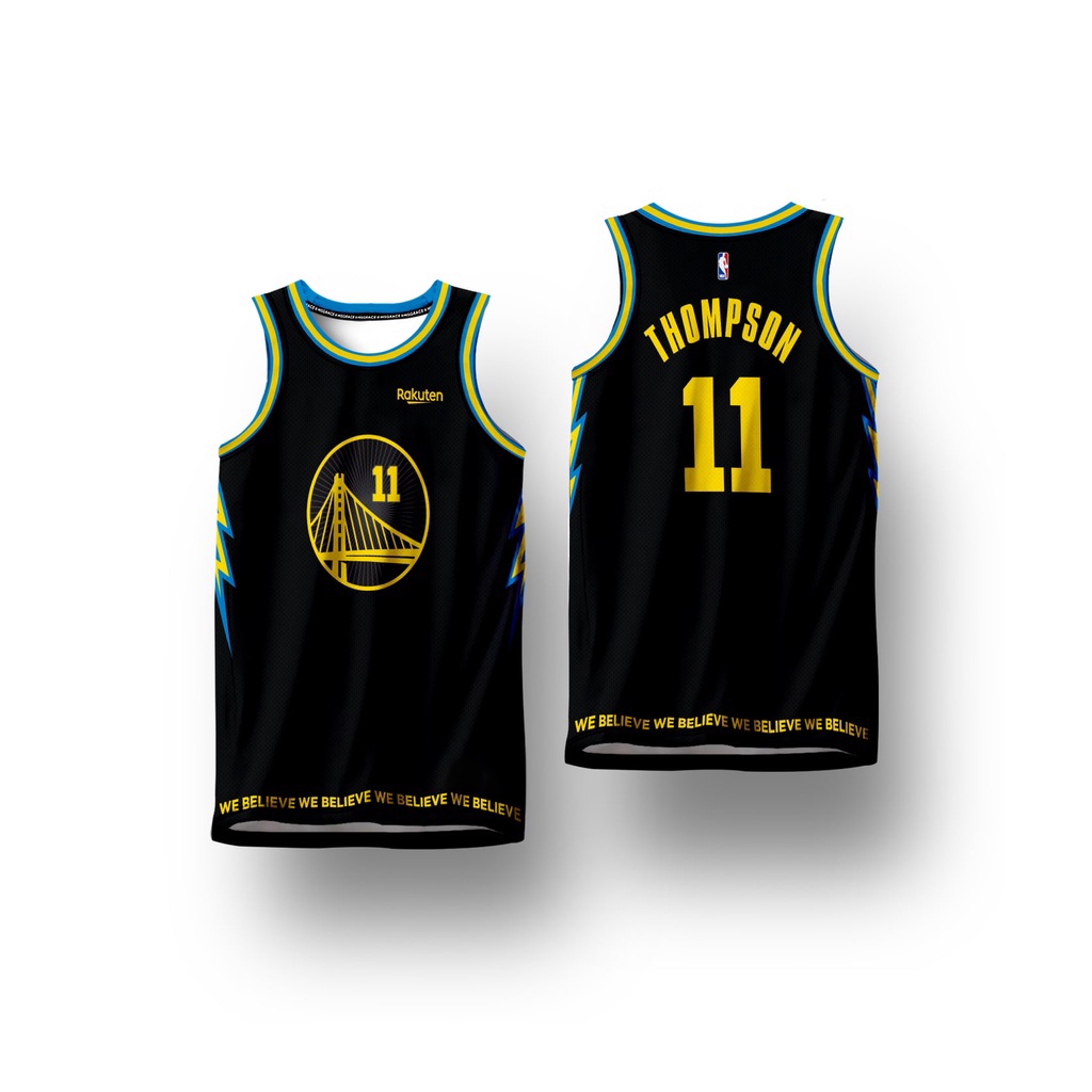 Mới Áo Thun Họa Tiết Gold State Warriors Cá Tính Trẻ Trung