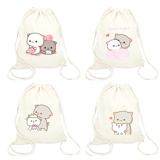 Balo Dây Rút mèo mitao BLRI3a Túi Rút hoạt hình thời trang cute dễ thương