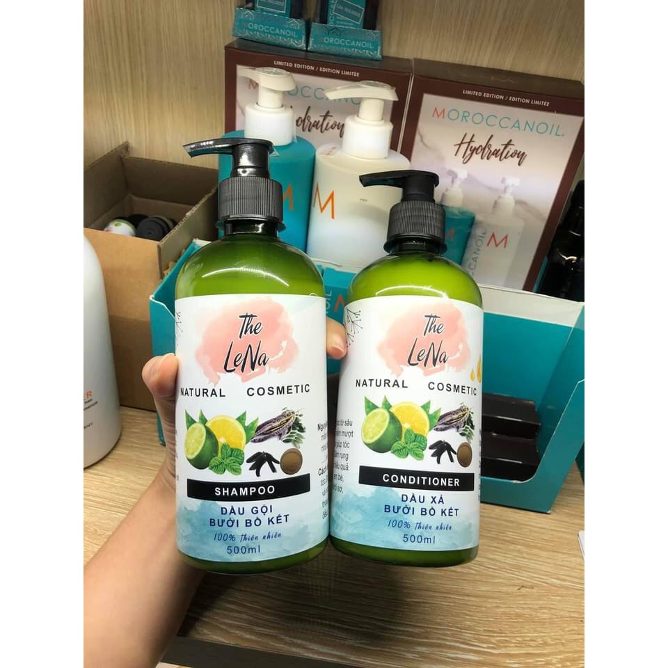 Ủ BƯỞI KÍCH MỌC TÓC PHỤC HỒI HƯ TỔN THE LENA 300G [ HANDMADE ] [ HOT NHẤT ] | BigBuy360 - bigbuy360.vn