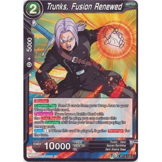 Thẻ bài Dragonball - TCG - Trunks, Fusion Renewed / BT13-132'