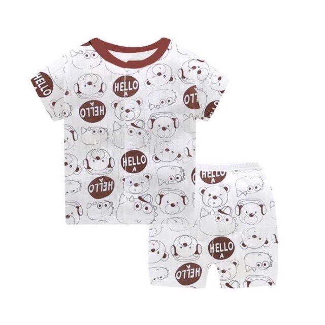 [XẢ KHO - SALE SẬP SÀN] Bộ cotton giấy mùa hè sành điệu cho bé trai/ bé gái - Sukids Store - Quần áo trẻ em cao cấp