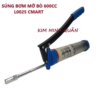 Súng Bơm Mỡ Bò 600cc Ống Nhựa Trong Cao Cấp L0025 CMART