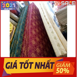 Vỏ áo bọc đệm gấm hoa văn 1m5x2m có khóa kéo