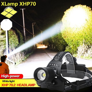 Đèn pin đội đầu gustavo xhp70 bóng led sử dụng pin 18650