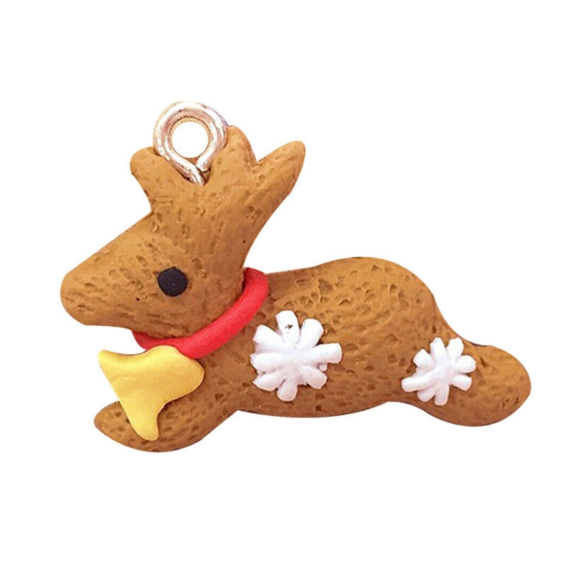 Set 6 mặt phụ kiện bánh gừng Giáng sinh treo trang trí cửa/cây thông Noel