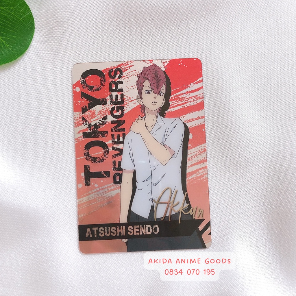 「OFF」Tranh/ ảnh nhân vật/ metal card - Atsushi/ Emma/ Naoto anime Tokyo Revengers