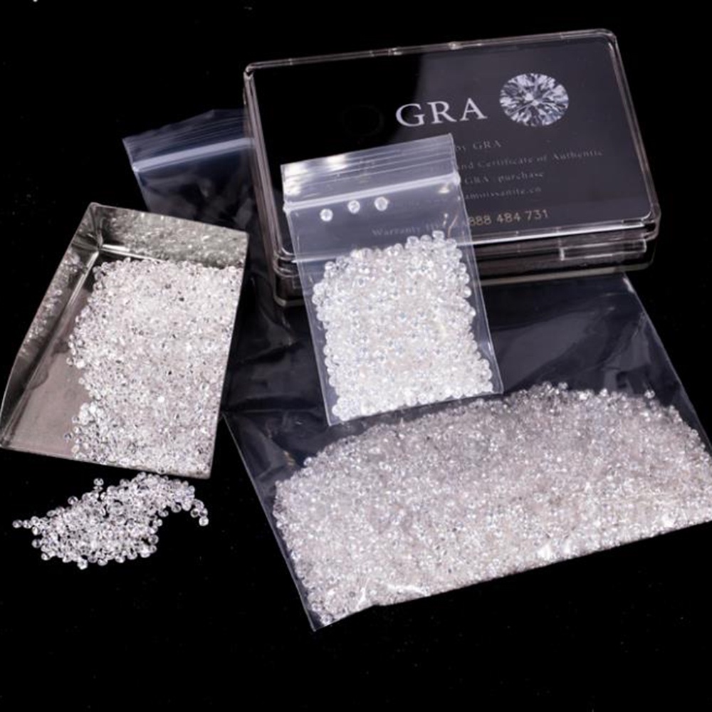 Đá Quý Kim Cương moissanite 5 Cái 1mm