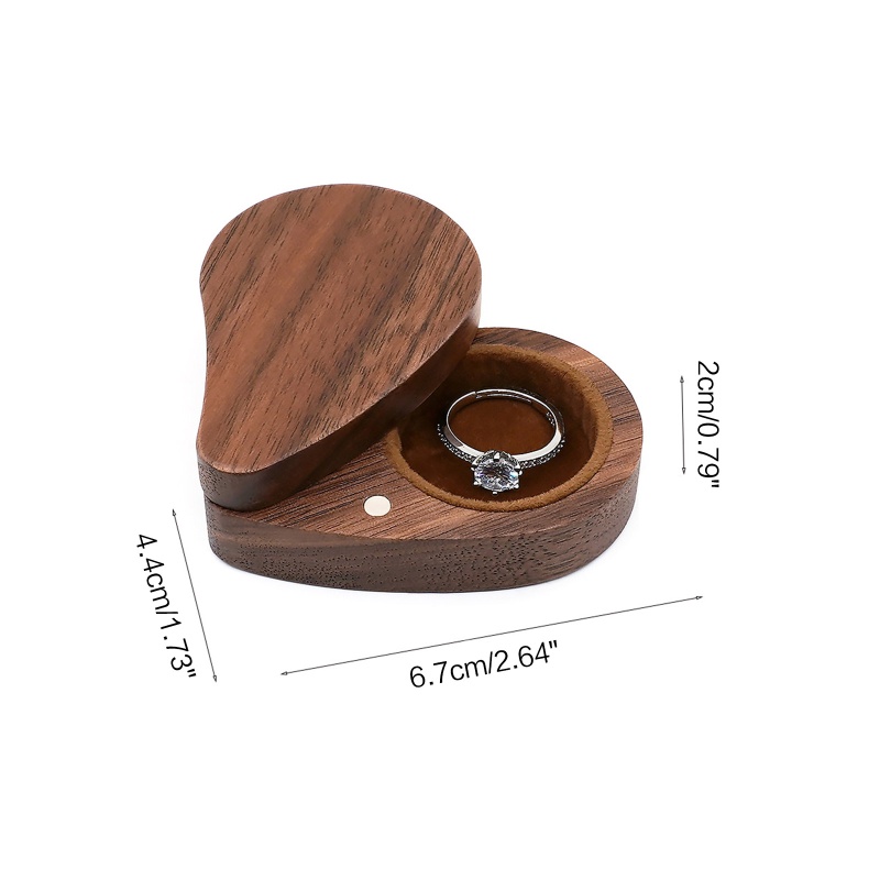 Flgo Hộp Đựng Nhẫn Cưới Đính Hôn Thiết Kế Sang Trọng