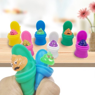 Đồ chơi bóp giảm căng thẳng hình bồn cầu
