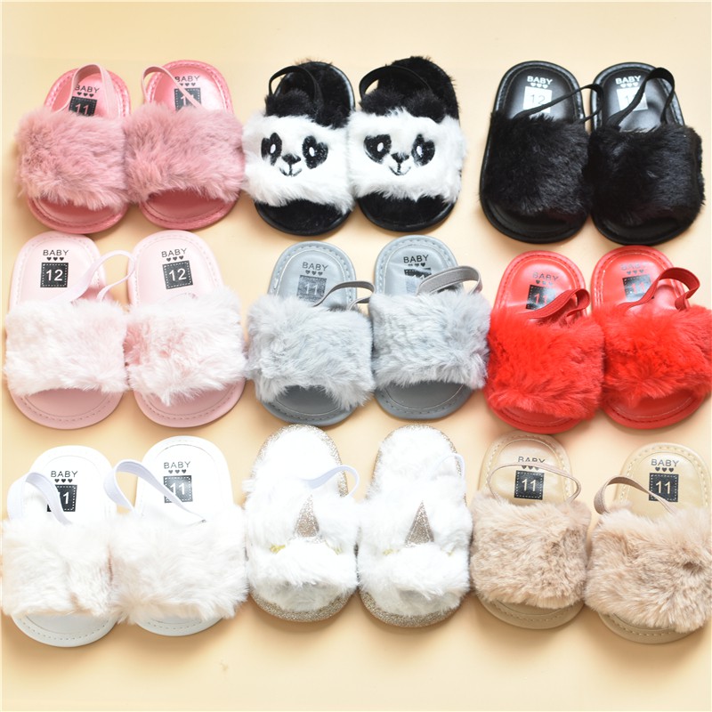 Giày bông đế mềm dành cho bé