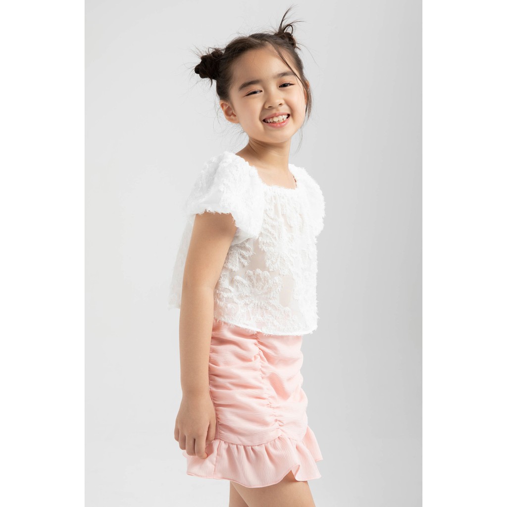 Chân váy thô chữ A bé gái IVY moda MS 31G1160