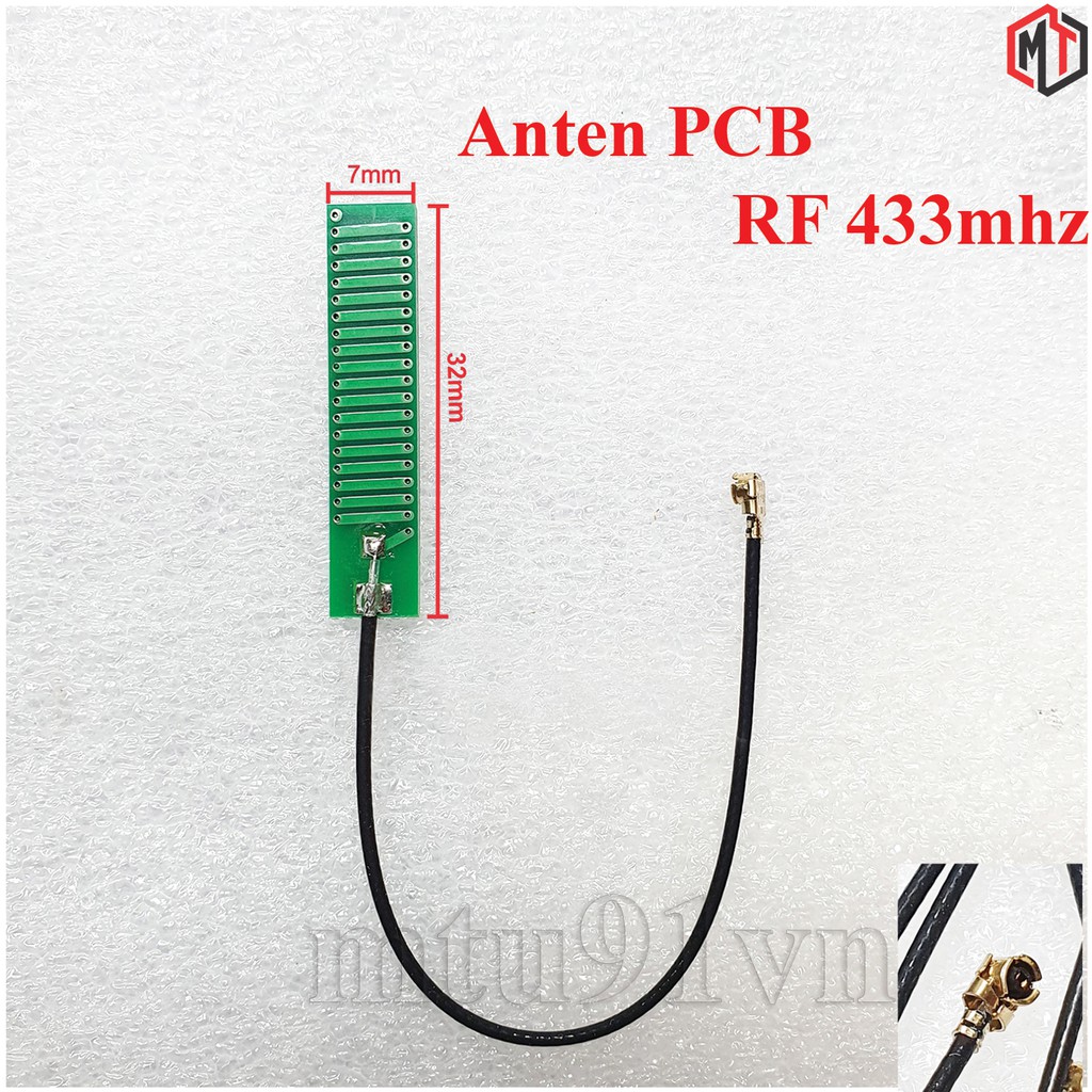 Anten cho Module LoRa - PCB có đầu nối IPEX hỗ trợ dải tần RF 400mhz 433mhz 470mhz 3dbi