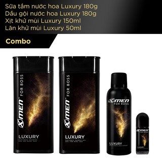 Combo Sữa tắm nước hoa X-Men for Boss Luxury