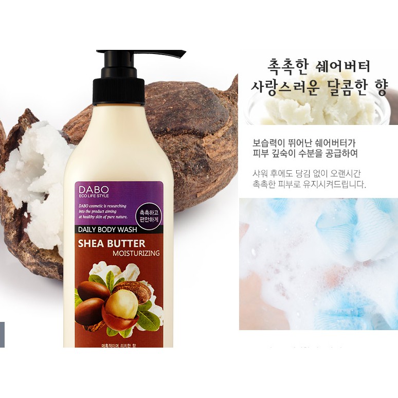 Sữa Tắm Trắng Da Cao Cấp DABO - Hàn Quốc 750ml