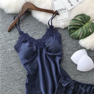 QQ686 Bộ ngủ phi lụa satin - đồ bộ sexy satin.
