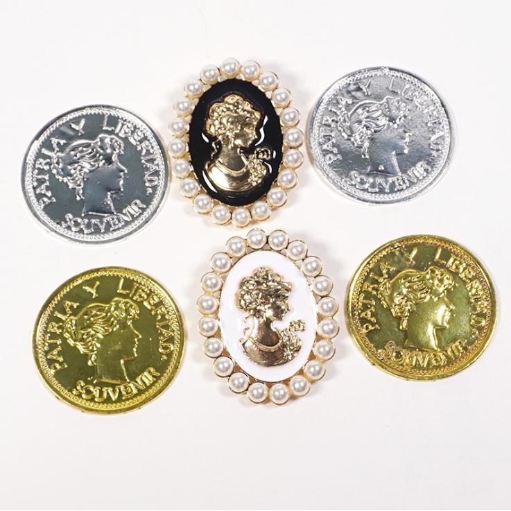 Mẫu charm Venus mặt dây chuyền nạm pearl thích hợp trang trí vỏ ốp điện thoại, DIY