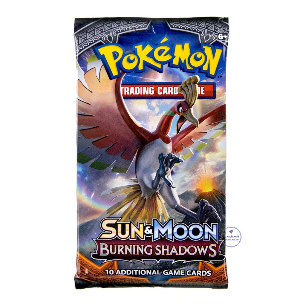 Bộ Thẻ Bài Pokemon TCG 324 Card Trading Game Sun&amp;Moon Burning Shadow Sưu Tập Đẹp Đọc Đáo