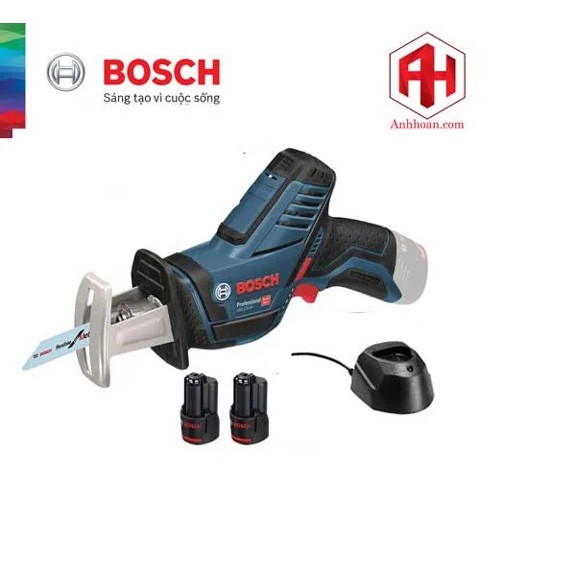 Máy cưa kiếm dùng pin Bosch GSA 12 V-LI bộ SET