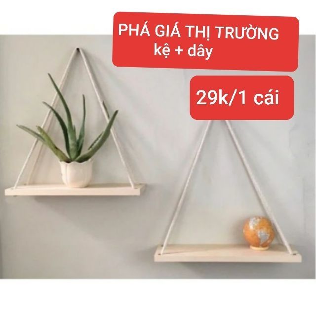 Kệ treo tường trang trí decor quán cà phê, trà chanh, trà sữa