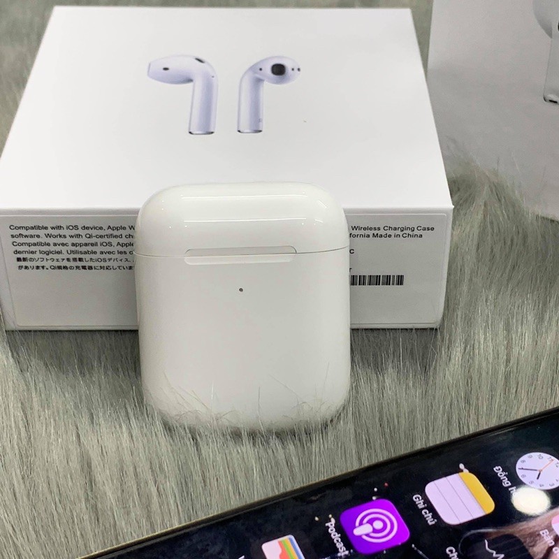 Tai Nghe Không Dây Airpods 2 tws Định Vị - Đổi Tên - Sạc Không Dây - Tháo Tai Dừng Nhạc Airpod Nhét Tai Bluetooth 2021