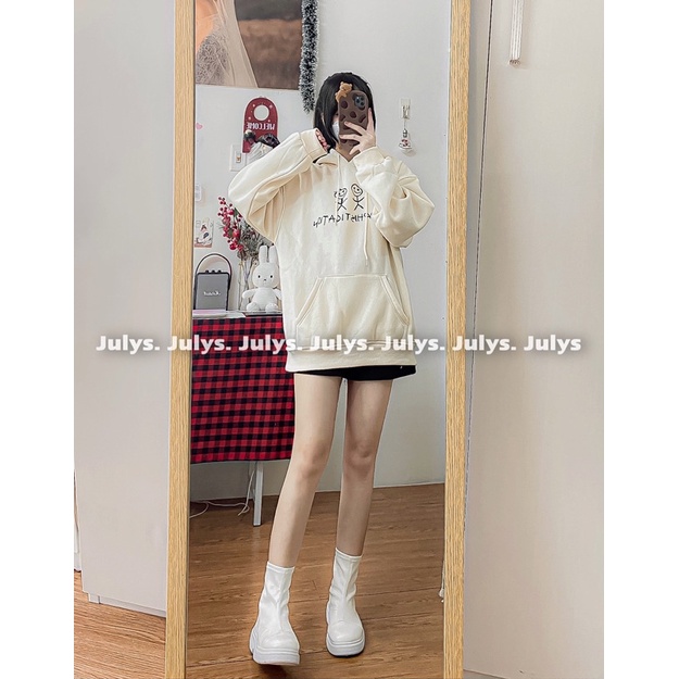 Áo hoodie nỉ bông cặp đôi trai gái (ảnh thật shop chụp kèm video)
