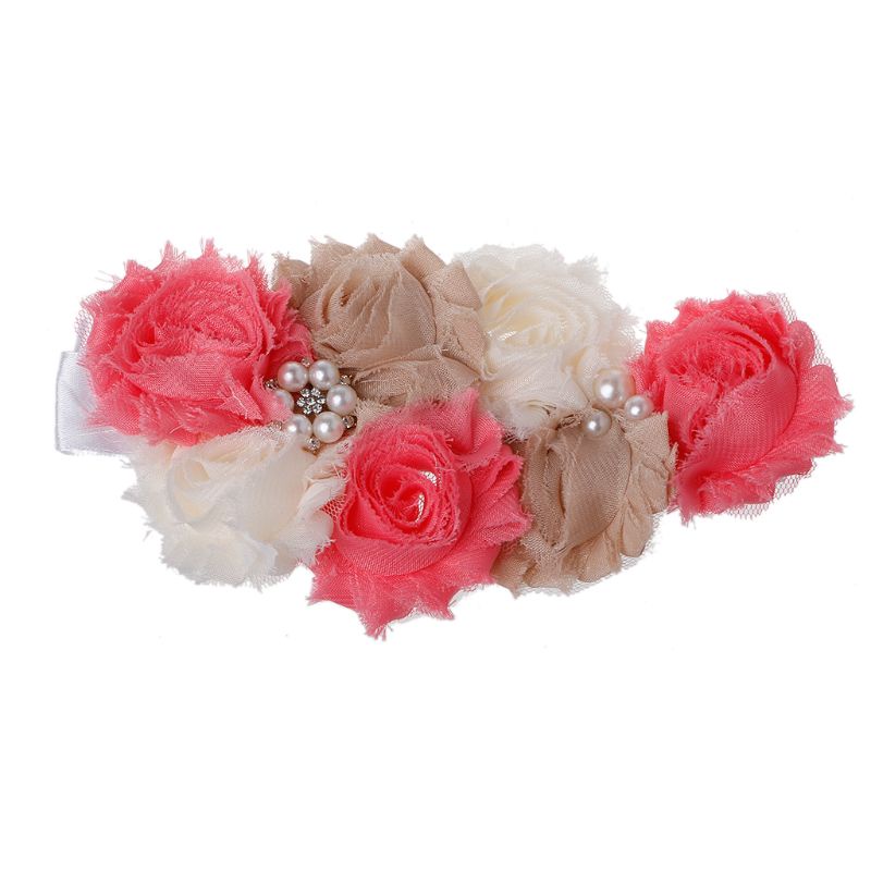 Đai Thắt Lưng In Hoa Làm Phụ Kiện Chụp Ảnh Cho Mẹ Bầu