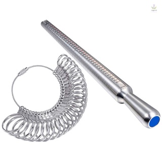 Bộ dụng cụ đo kích thước nhẫn đeo ngón tay bằng kim loại