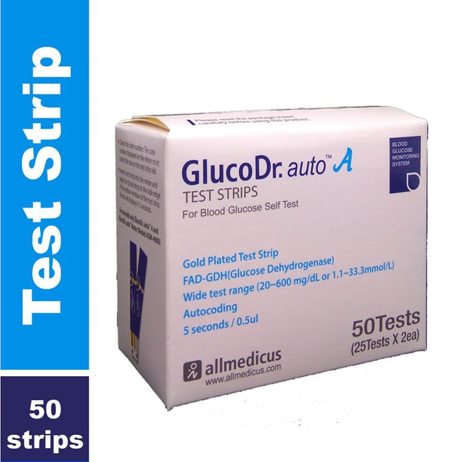 Lọ 25 Que thử đường huyết Gluco Dr Auto AGM-4000