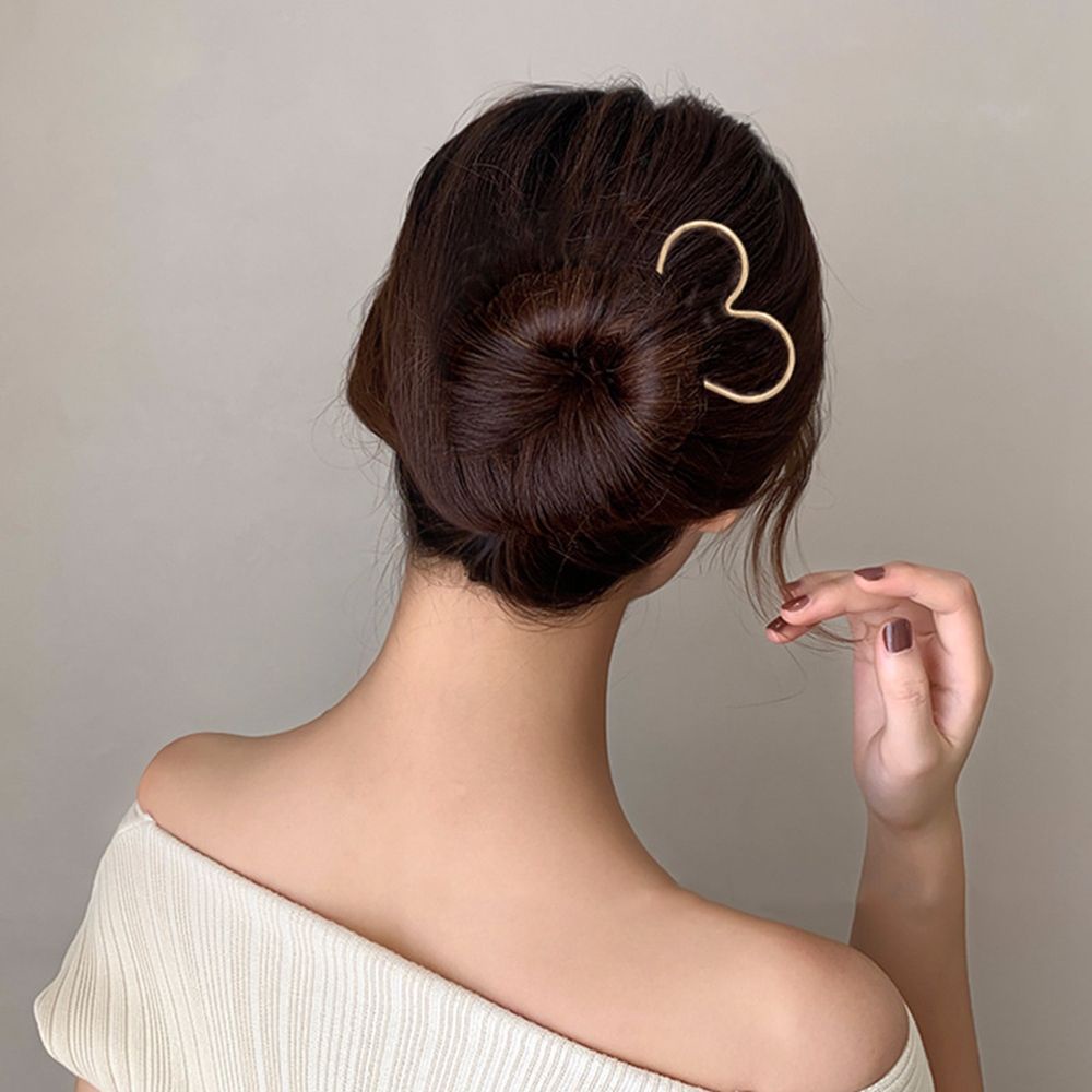 Trâm cài tóc hình ngôi sao/trái tim phong cách Hàn Quốc đơn giản cho nữ BACK2LIFE