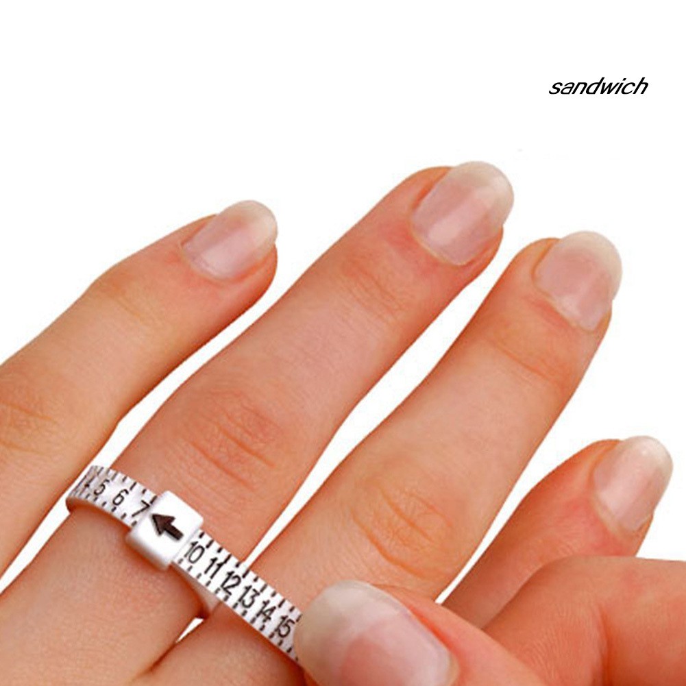 Thước Đo Kích Thước Nhẫn Bằng Nhựa Tiện Dụng