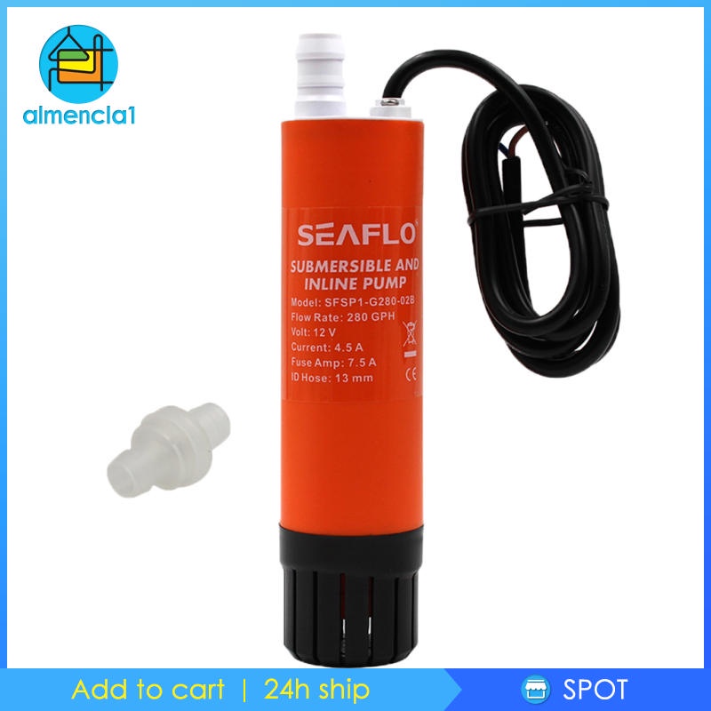 Bơm nước/thực phẩm chìm 12V 280GPH
 | BigBuy360 - bigbuy360.vn