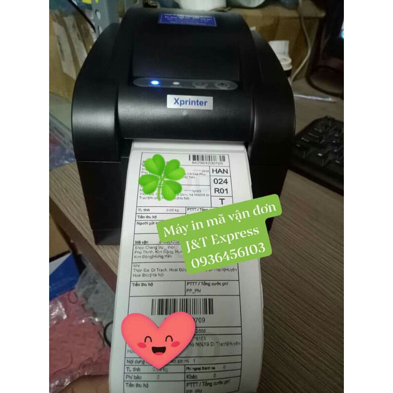 Máy in tem mã vận đơn J&amp;T Express Xprinter XP 350B