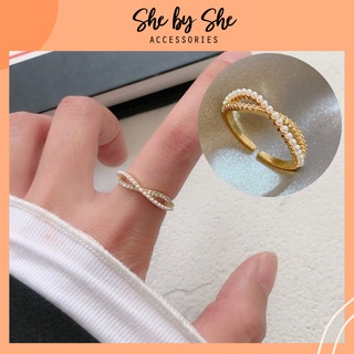 Nhẫn nữ vô cực tùy chỉnh kích cỡ cực xinh (3 ảnh thật ở cuối) - N4