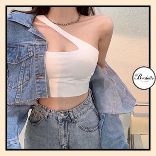 [Bra102.vn] Áo yếm cá tính lệch vai có 2 dây vắt chéo sành điệu A555 - Hàng có sẵn