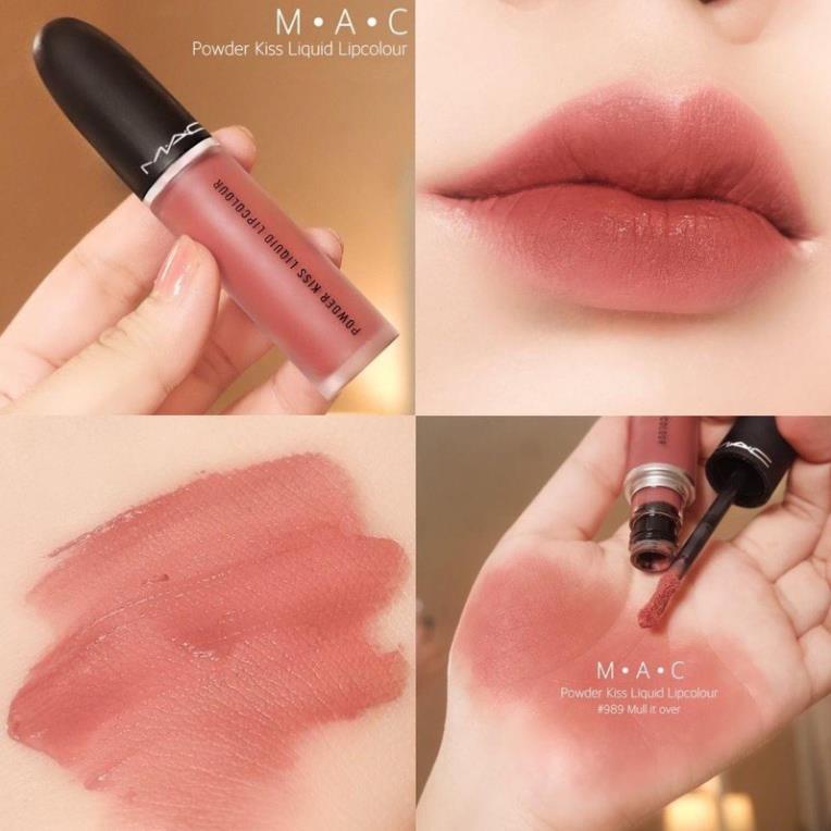 Son Kem Mac Powder Kiss Liqiud Lipcolour Debut💋CHUẨN AUTH 100%💋siêu mịn lỳ-bảng màu thời thượng-cá tính-nổi bật *