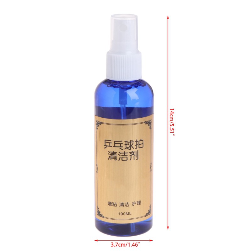 Dung Dịch Làm Sạch Vợt Bóng Bàn 100ml Chuyên Dụng Hiệu Quả Tốt
