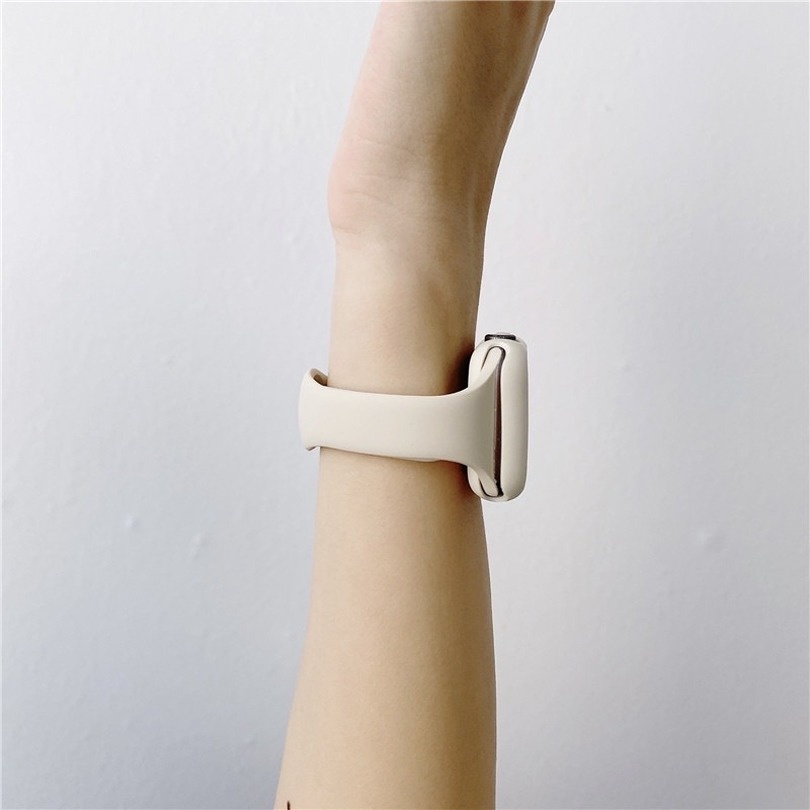 Dây silicone Trong Suốt Đeo Đồng Hồ Thông Minh Apple Watch 7 6 SE 5 4 3 2 1 40mm 44mm 42MM 41MM 45MM