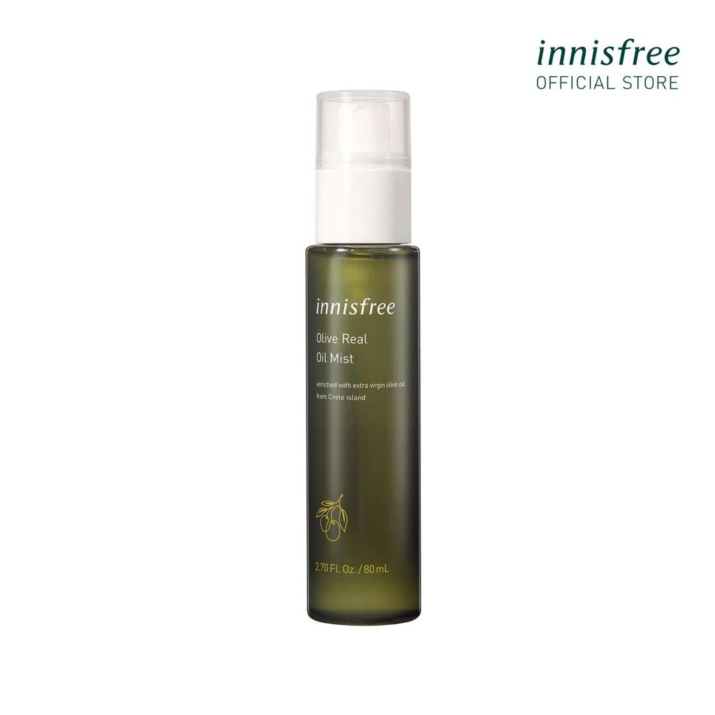 [Mã FMCGMF11 giảm 8% đơn 250K] Xịt khoáng dưỡng ẩm innisfree Olive Real Oil Mist 80ml