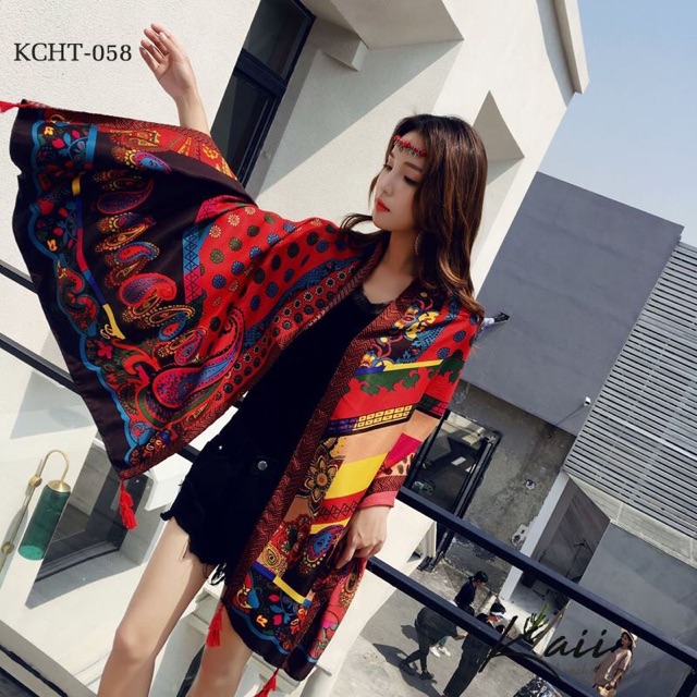 Khăn choàng đi biển - du lịch