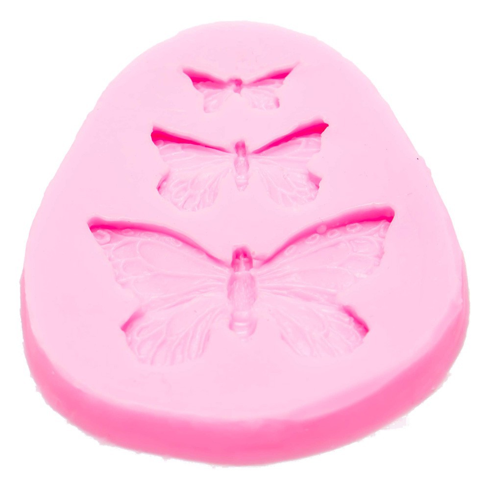 1pc Silicone Lace Fondant Sugar Craft Mould Butterfly Cake Decorating