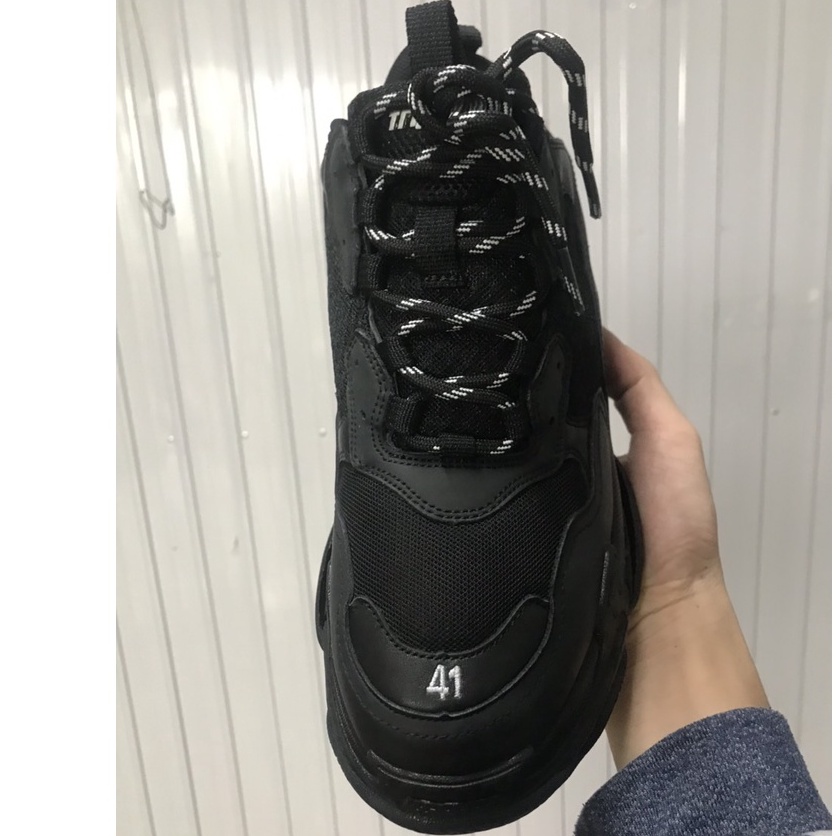 GIẦY THỂ THAO SNEAKER NAM NỮ BALENCIAGA TRIP S MÀU FULL ĐEN