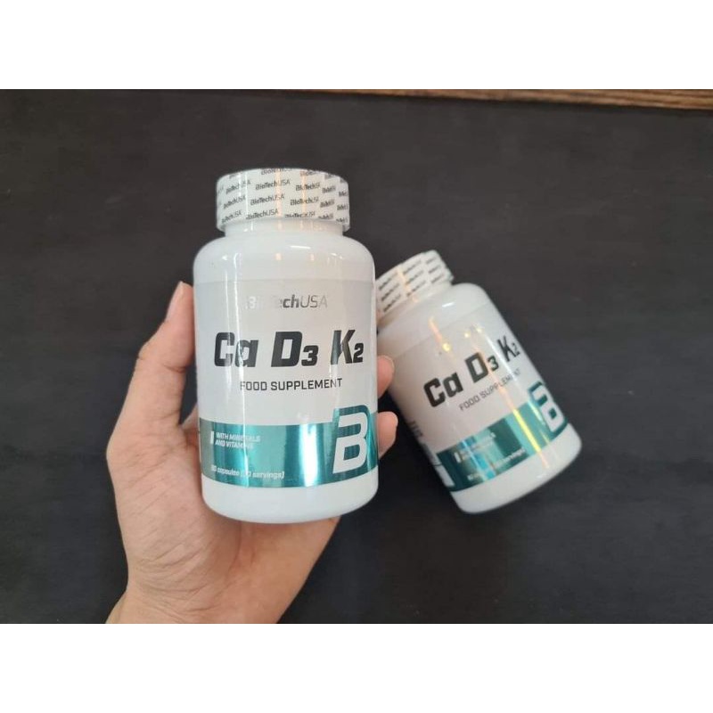 Viên Uống Bổ Sung Canxi Ca D3 K2 BiotechUSA Hộp 90 Viên