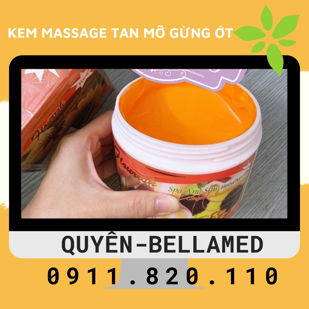 Kem massage tan mỡ gừng ớt 700ml