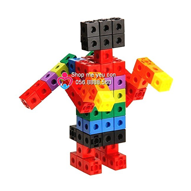 Bộ cube numberblocks xếp khối lập phương , học toán , lắp ghép homeschool